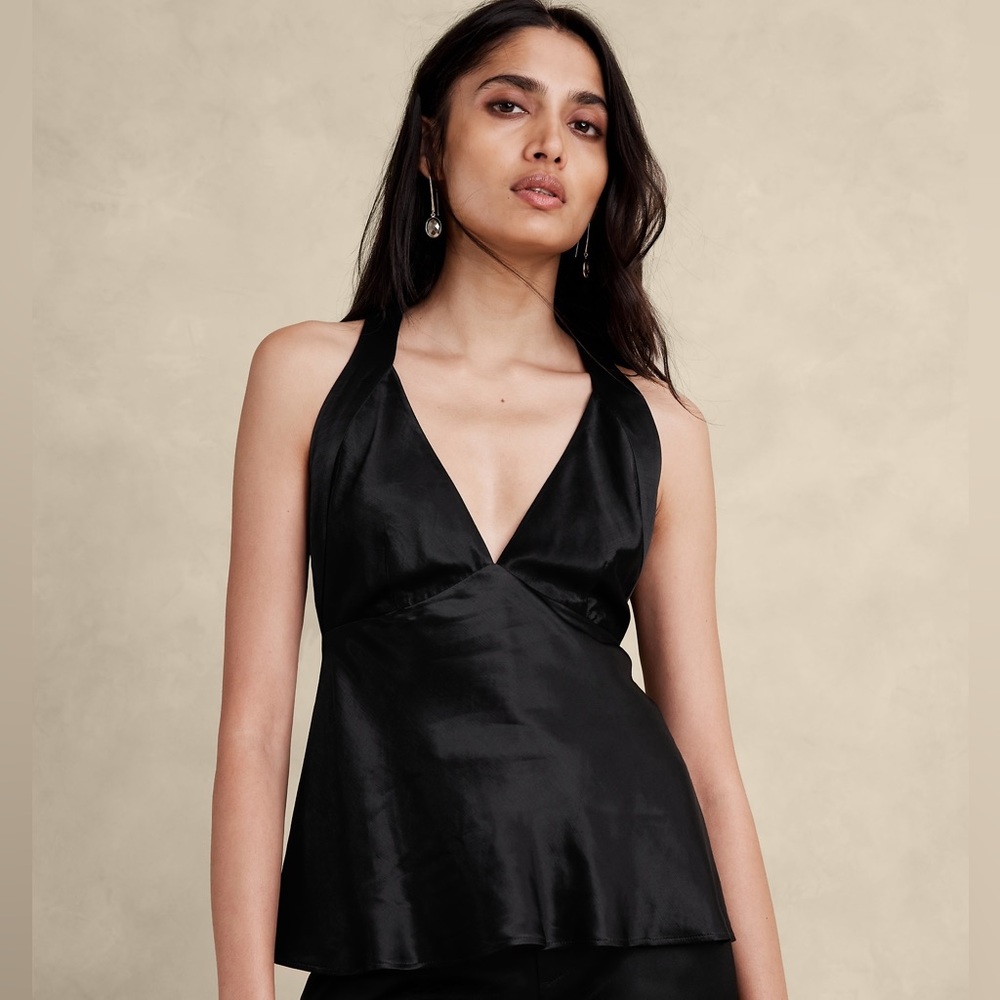 NWT Dalia Black Top Sz 0